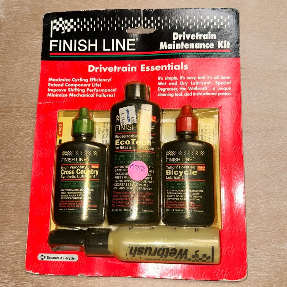 Finish Line Drivetrain Maintenance Kit for Bicycles